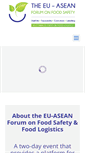 Mobile Screenshot of eu-aseanforum.com